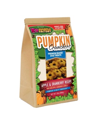K9 Granola Factory Pumpkin Crunchers Dog Biscuits Apple & Cranberry 1ea/14 oz
