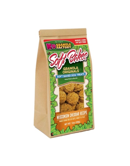 K9 Granola Factory Soft Bakes Dog Biscuits Wisconsin Cheddar 1ea/12 oz