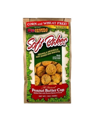 K9 Granola Factory Soft Bakes Dog Biscuits Peanut Butter Cup 1ea/12 oz