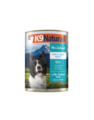 K9 Natural Dog Grain Free Hoki & Beef 13oz. (Case of 12)