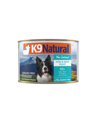 K9 Natural Canned Hoki & Beef Feast 6oz. (Case of 12)