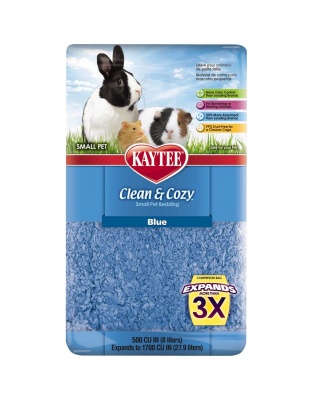 Kaytee Clean & Cozy Blue Bedding Blue 1ea/24.6 l