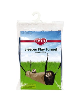 Kaytee Simple Sleeper Play Tunnel Pink, Purple, Blue, Green 1ea/15 in X 4.5 in