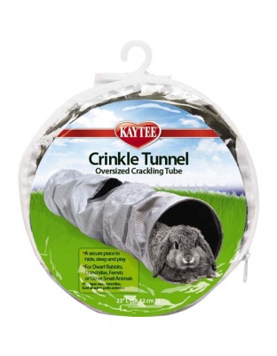 Kaytee Crinkle Tunnel Silver 1ea