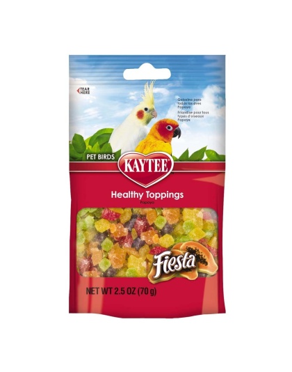 Kaytee Healthy Toppings Papaya Bits for All Pet Birds 1ea/2.5 oz