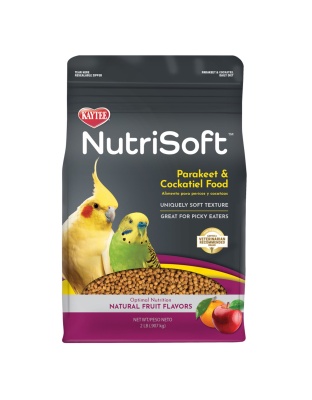 Kaytee NutriSoft Parakeet and Cockatiel Pet Bird Food 1ea/2 lb
