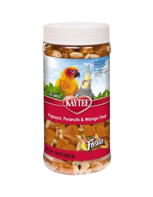 Kaytee Papaya, Peanuts and Mango Treat Jar for All Pet Birds 1ea/10 oz