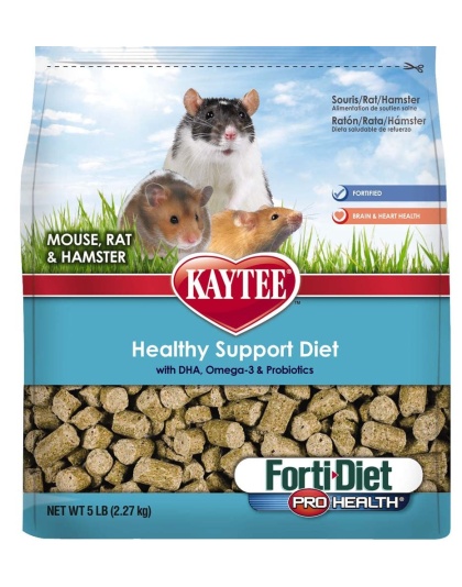 Kaytee Pro Health Mouse, Rat, and Hamster Food 1ea/5 lb