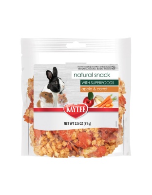 Kaytee Natural Snack with Superfoods Carrot & Apple Carrot and Apple Blend 1ea/2.5 oz