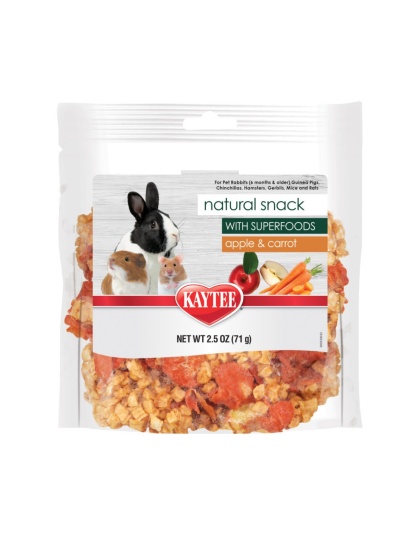 Kaytee Natural Snack with Superfoods Carrot & Apple Carrot and Apple Blend 1ea/2.5 oz