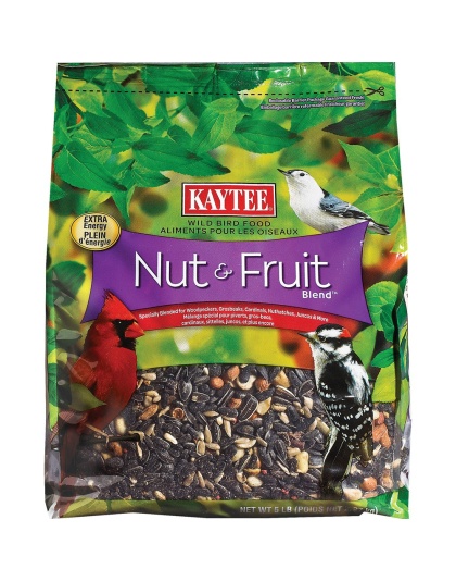 Kaytee Nut & Fruit Blend Food Stand-up Bag 1ea/5 lb