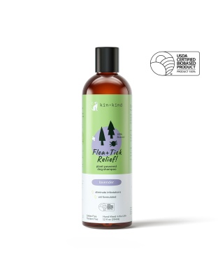 Kin+Kid Flea/Tick Lavender Shampoo 12oz.