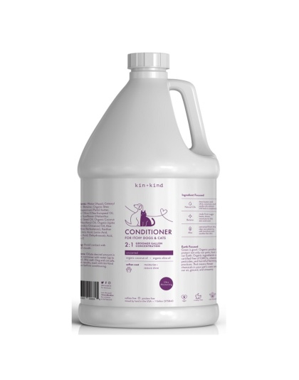 Kin+Kid Groomer Gallon Conditioner Moisturize 128oz. 2:1 Dilution