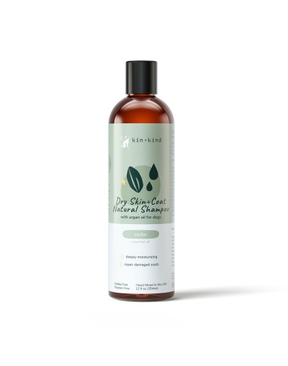 Kin+Kid Shampoo Dry Skin/Coat 12oz. Cedar