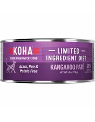 Koha Cat Limited Ingredient Pate Grain Free Kangaroo 5.5oz.(Case of 24)