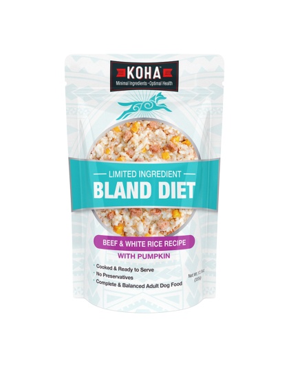 Koha Dog Bland Diet Beef Rice 12.5oz. (Case of 6)