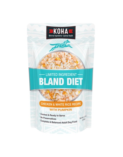 Koha Dog Bland Diet Chicken Rice 12.5oz. (Case of 6)