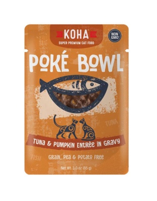Koha Cat Grain Free Pok Tuna and Pumpkin 3oz.(Case of 24)