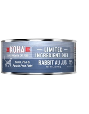 Koha Cat Limited Ingredient Pat Grain Free Rabbit 5.5oz.(Case of 24)