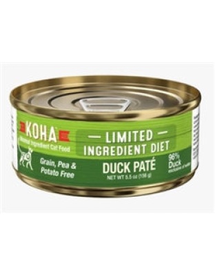Koha Cat Limited Ingredient Pat Grain Free Duck 5.5oz. (Case of 24)