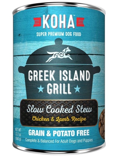 Koha Dog Grain Free Greek Island Stew 12.7oz. (Case of 12)