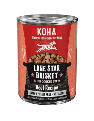 Koha Dog Grain Free Lone Star Stew 12.7oz. (Case of 12)