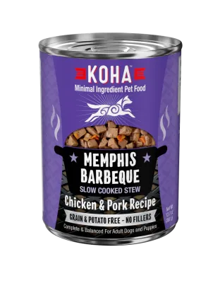 Koha Dog Grain Free Memphis Bbq Stew 12.7oz. (Case of 12)