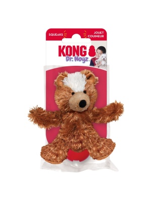 KONG Unstuffed Dog Toy Teddy Bear with Squeaker 1ea/XS