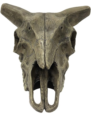 Komodo Deer Skull Reptile Hideout Gray 1ea/One Size