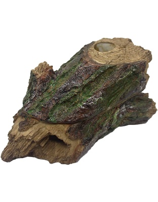 Komodo Forest Den Reptile Hideout Brown, Green 1ea/One Size