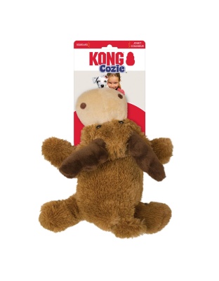 KONG Cozie Marvin Moose Plush Dog Toy Brown 1ea/XL