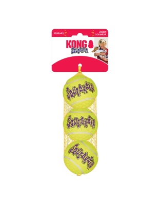 KONG Air Dog Squeaker Tennis Ball Dog Toy 1ea/3 pk, MD