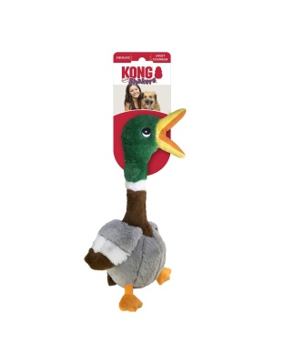KONG Shakers Honkers Duck Dog Toy Multi-Color 1ea/SM