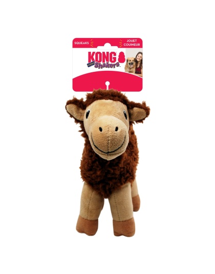 KONG Shakers Passports Dog Toy Camel Brown 1ea/MD