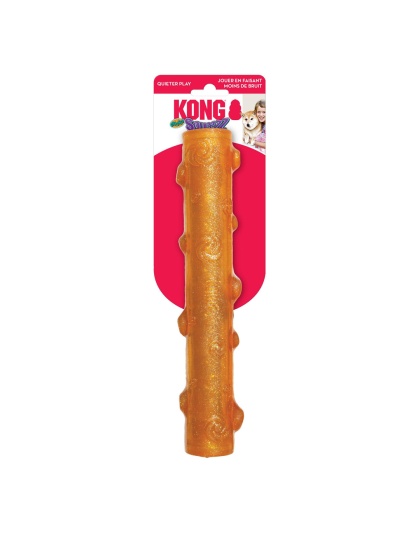 KONG Squeezz Crackle Stick Dog Toy Assorted 1ea/LG