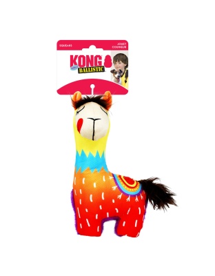 KONG Ballistic Vibez Llamas Dog Toy Assorted 1ea/SM/MD