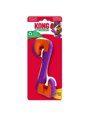 KONG Rerun Whoosh Bone Dog Toy Assorted 1ea/SM/MD