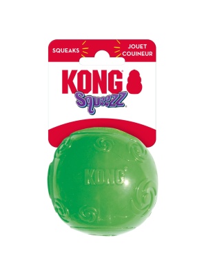 KONG Squeezz Ball Dog Toy Color Assorted 1ea/LG