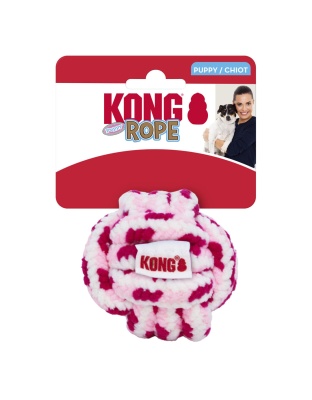 KONG Rope Puppy Toy Ball Assorted 1ea/LG