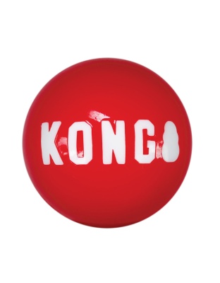 KONG Signature Ball Dog Toy Red 1ea/MD