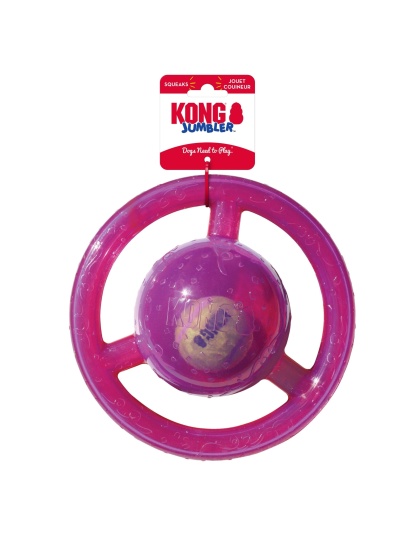 KONG Jumbler Dog Toy Disc Assorted 1ea/LG/XL