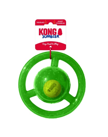 KONG Jumbler Dog Toy Disc Assorted 1ea/MD/LG