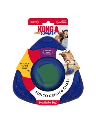 KONG Jumbler Flinger Dog Toy Assorted 1ea/MD/LG