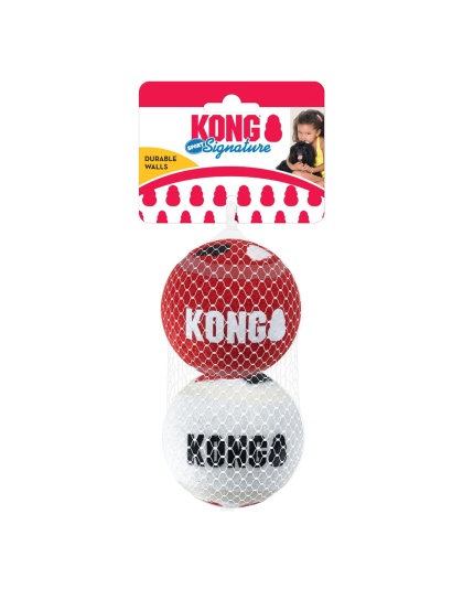 KONG Signature Sport Balls Dog Toy 1ea/LG, 2 pk