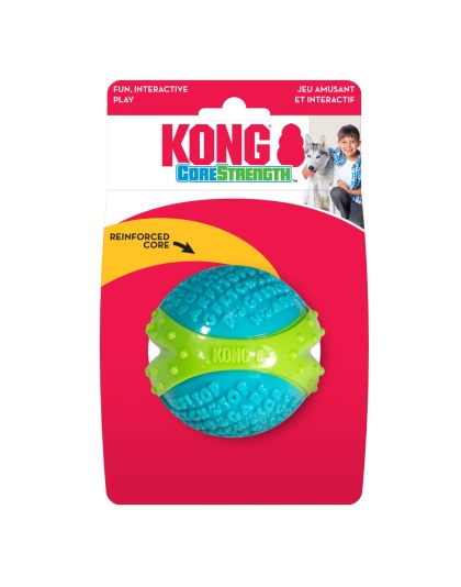 KONG Corestrength Dog Toy Ball Blue 1ea/LG