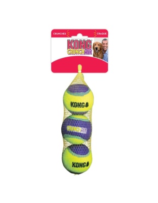 KONG Crunch Air Balls Dog Toy Purple MD (2 pack)