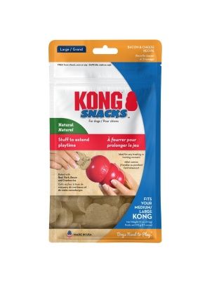 KONG Stuff'N Snacks Dog Treats Bacon & Cheese 1ea/LG, 12 oz