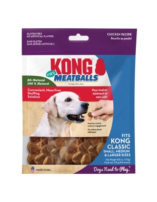 KONG Meatballs Dog Treat Mini 1ea/4 oz