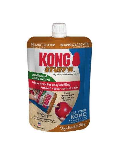 KONG Stuff'N Dog Treat Paste Pouch Peanut Butter 1ea/6 oz