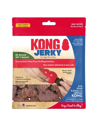 KONG Jerky Dog Treat Beef 1ea/SM/MD